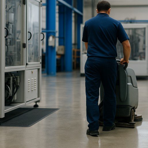 photo qui passe une machine laveuse industrielle dans une usine photo qui passe une machine laveuse industrielle dans une usine